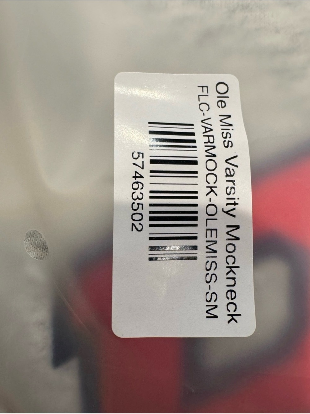 Parke Ole Miss Grey Crewneck Sweatshirt with Red Lettering - Picture 3 of 8